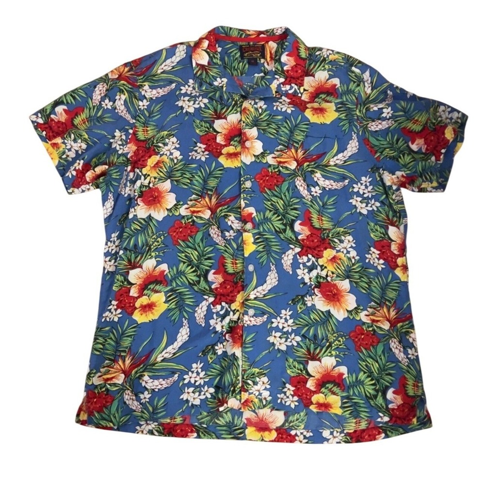 Cremieux Hawaiian Button Down Short Sleeve Shirt - Vintage - SZ: XXL